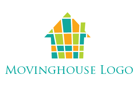 mosaic house icon