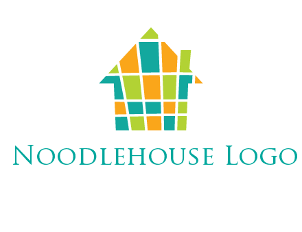 mosaic house icon