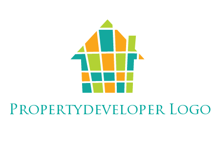 mosaic house icon