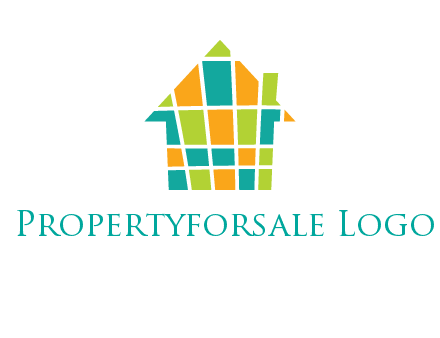 mosaic house icon