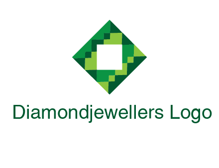 square in pixel pattern tile logo