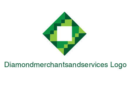 square in pixel pattern tile logo