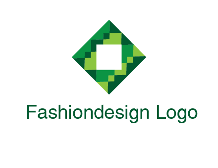 square in pixel pattern tile logo