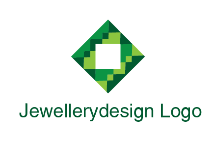 square in pixel pattern tile logo