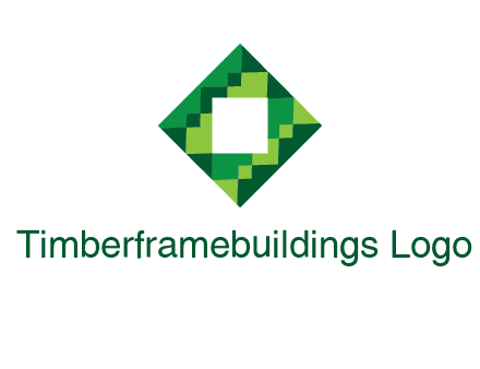 square in pixel pattern tile logo