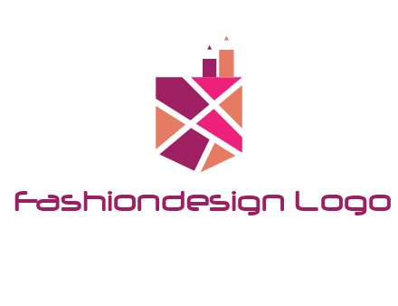 Mosaic factory in crest logo