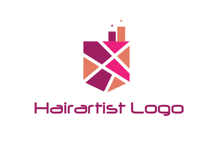 Mosaic factory in crest logo
