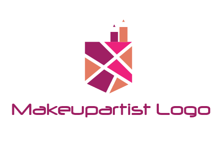 Mosaic factory in crest logo