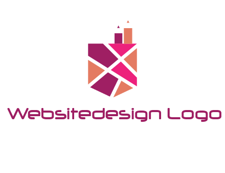 Mosaic factory in crest logo