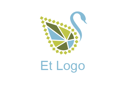 jewelry with swan face graphics