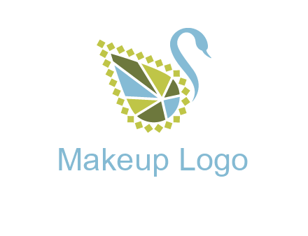 jewelry with swan face graphics