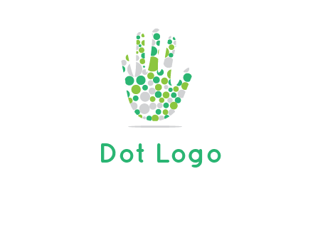 Dotted hand logo