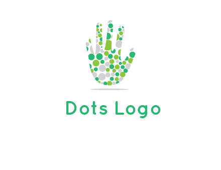 Dotted hand logo