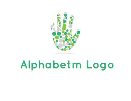 Dotted hand logo