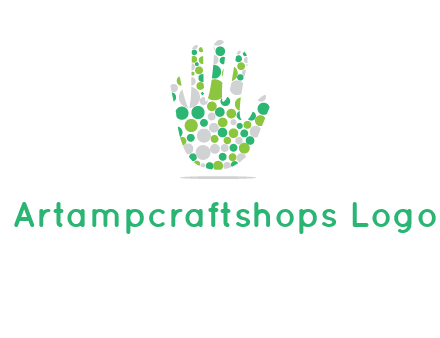 Dotted hand logo