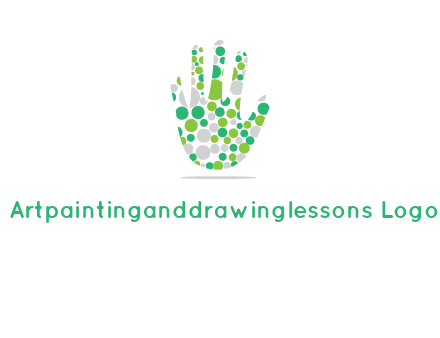 Dotted hand logo