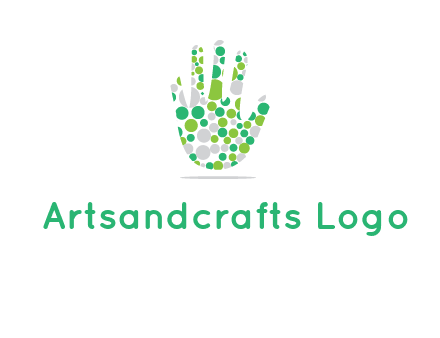 Dotted hand logo