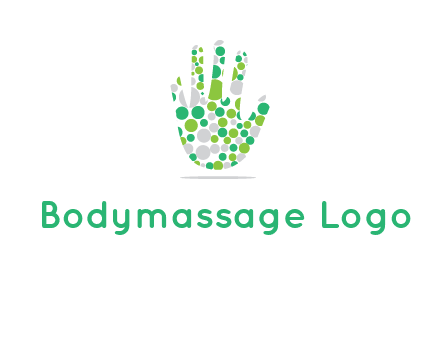 Dotted hand logo