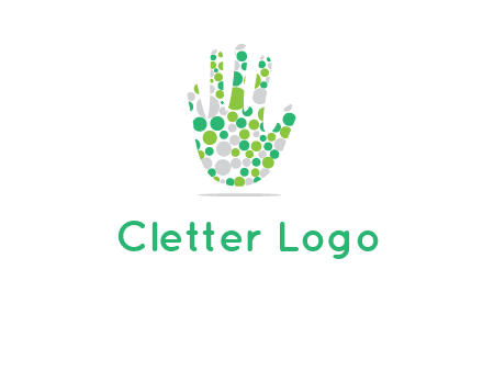 Dotted hand logo