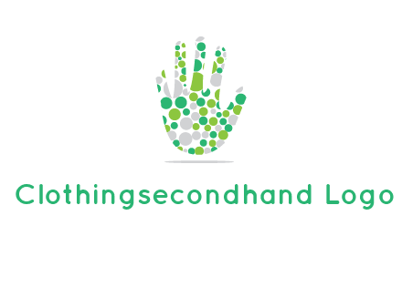 Dotted hand logo