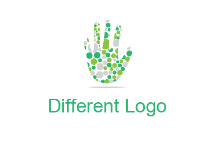 Dotted hand logo