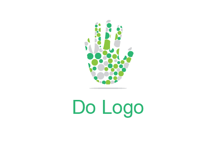 Dotted hand logo