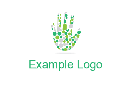 Dotted hand logo