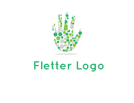 Dotted hand logo