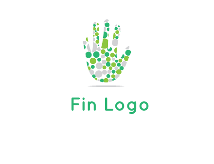 Dotted hand logo