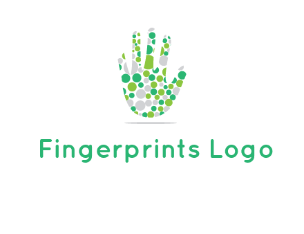 Dotted hand logo