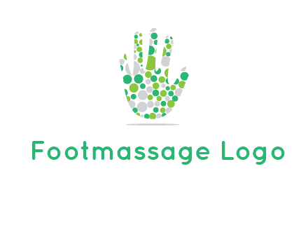 Dotted hand logo