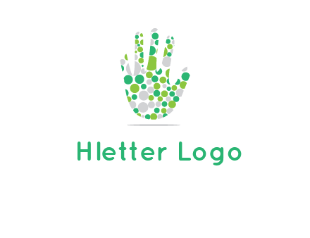 Dotted hand logo