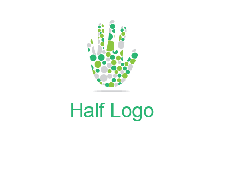 Dotted hand logo