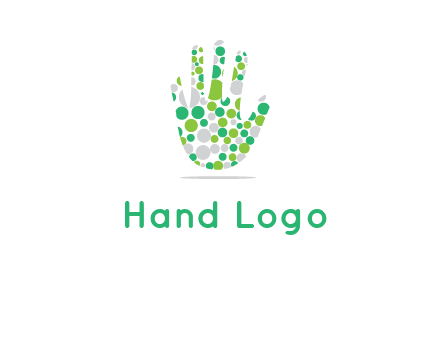 Dotted hand logo