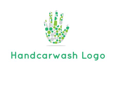 Dotted hand logo
