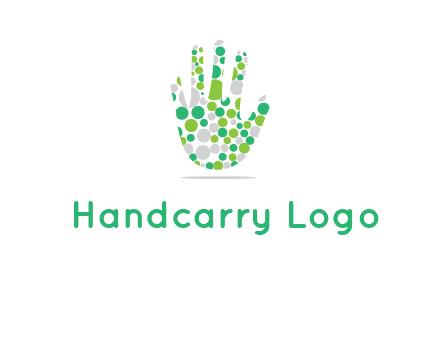 Dotted hand logo