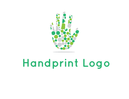 Dotted hand logo