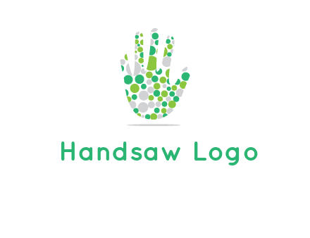 Dotted hand logo