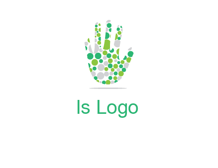 Dotted hand logo