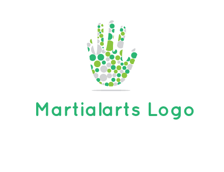 Dotted hand logo