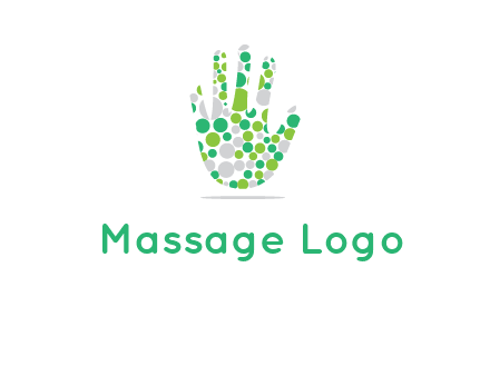 Dotted hand logo