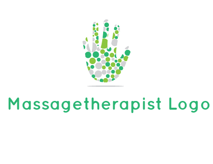 Dotted hand logo