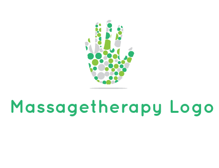 Dotted hand logo