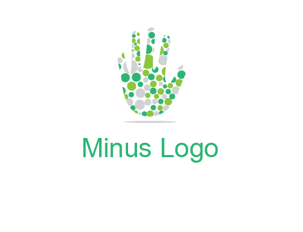 Dotted hand logo