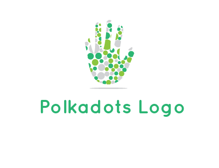Dotted hand logo