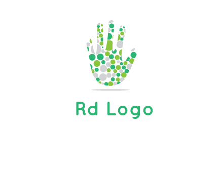 Dotted hand logo