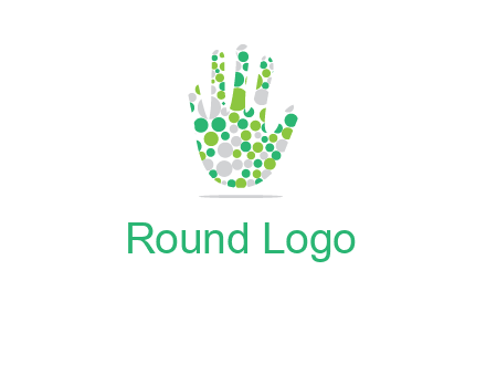 Dotted hand logo