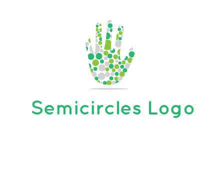Dotted hand logo