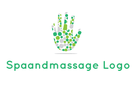 Dotted hand logo