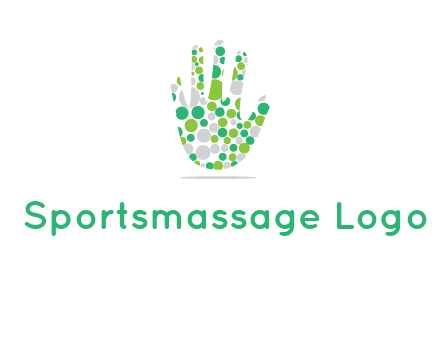 Dotted hand logo